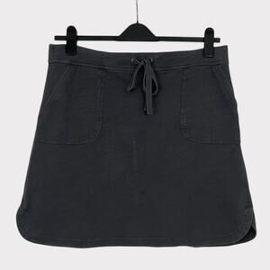 Caslon Grey Casual Cotton Mini Skirt
